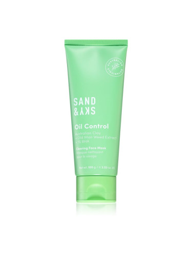 Sand & Sky Oil Control Clearing Face Mask нормализираща дълбоко почистваща маска за мазна и проблемна кожа 100 гр.