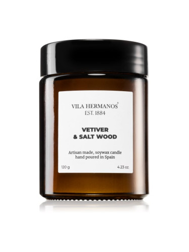 Vila Hermanos Apothecary Vetiver & Salt Wood ароматна свещ 120 гр.