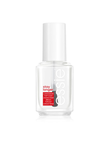 essie stay longer горен лак за нокти за дълготраен ефект 13,5 мл.