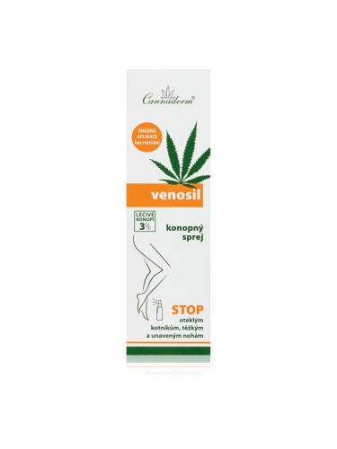 Cannaderm Venosil cannabis spray спрей за крака с активен коноп 150 мл.