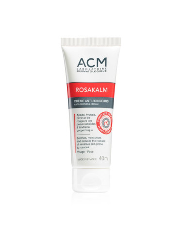 ACM Rosakalm Anti-Redness Cream дневен крем за чувствителна кожа на лицето, склонна към зачервяване 40 мл.