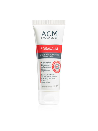 ACM Rosakalm дневен крем за чувствителна кожа на лицето, склонна към зачервяване 40 мл.