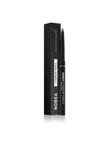 NOBEA Day-to-Day Eyebrow Pencil автоматичен молив за вежди 01 Medium brown 0,3 гр.