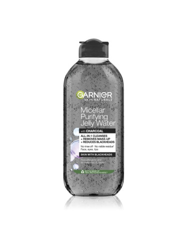 Garnier Skin Naturals Pure Charcoal почистваща мицеларна вода с гел текстура 400 мл.