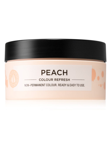 Maria Nila Colour Refresh Peach нежна подхранваща маска без перманентни цветови пигменти издържа 4 – 10 измивания 9.34 100 мл.