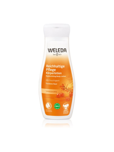 Weleda BIO Sea buckthorn syrup Rakytník енергизиращо мляко за тяло 200 мл.