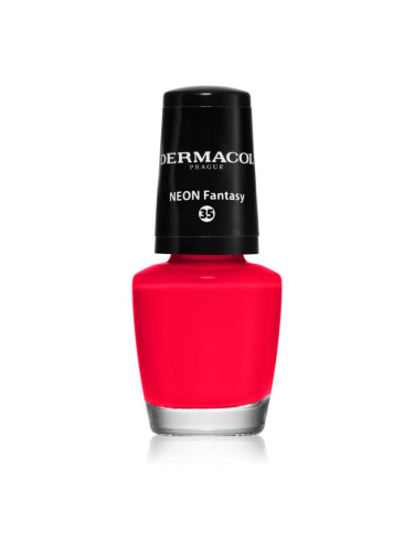 Dermacol Neon неонов лак за нокти цвят 35 Fantasy 5 мл.