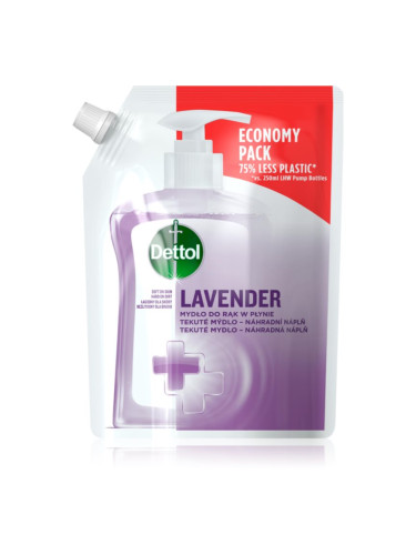 Dettol Soft on Skin Lavender течен сапун пълнител 500 мл.