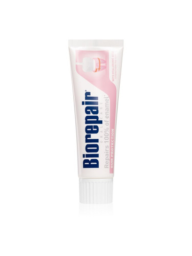 Biorepair Gum Protection Toothpaste успокояваща паста за зъби подпомага възстановяването на раздразнени венци 75 мл.