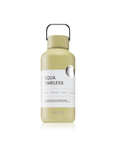 Equa Timeless неръждаема бутилка за вода малка боя Matcha 600 мл.