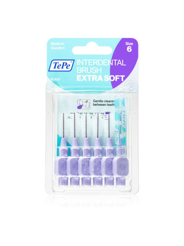 TePe Interdental Brush Extra Soft четки за междузъбно пространство 1,1 mm 6 бр.