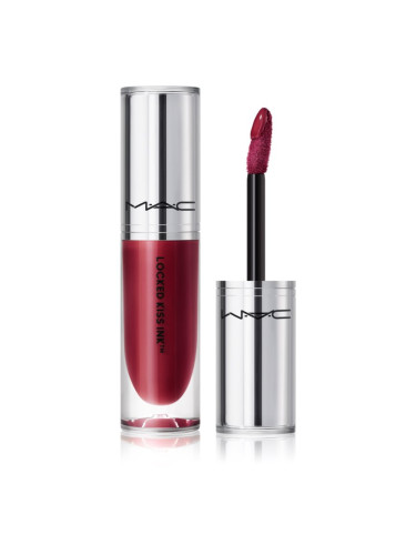 MAC Cosmetics Locked Kiss Ink 24HR Lipcolour дълготрайно матово течно червило цвят Carnivore 4 мл.