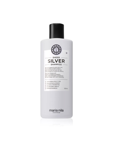 Maria Nila Sheer Silver Shampoo шампоан, неутрализиращ жълтите нюанси 350 мл.