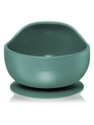 Petite&Mars Take&Match Silicone Bowl купичка с вендуза Misty Green 6 m+ 360 мл.