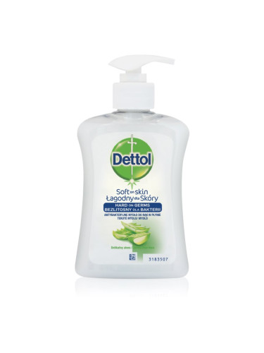Dettol Soft on Skin Aloe Vera течен сапун за ръце 250 мл.