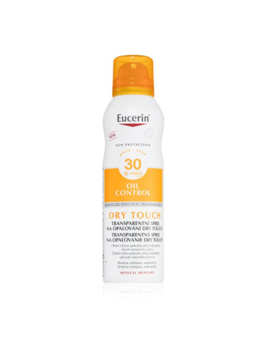 Eucerin Sun Protection транспарентен слънцезащитен спрей 200 мл.