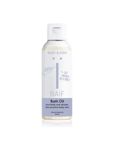 Naif Baby & Kids Bath Oil олио за вана за деца от раждането им 100 мл.