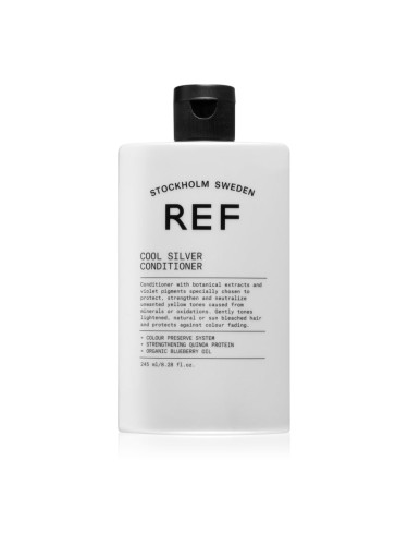 REF Cool Silver Conditioner хидратиращ балсам, неутрализиращ жълтеникавите оттенъци 245 мл.