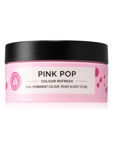 Maria Nila Colour Refresh Pink Pop нежна подхранваща маска без перманентни цветови пигменти издържа 4 – 10 измивания 0.06 100 мл.