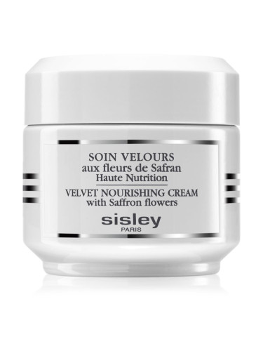Sisley Velvet Nourishing Cream with Saffron Flowers хидратиращ крем за суха до чувствителна кожа 50 мл.