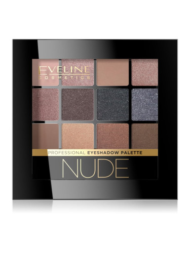 Eveline Cosmetics All in One палитра сенки за очи цвят Nude 12 гр.
