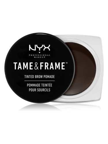 NYX Professional Makeup Tame & Frame Brow помада за вежди цвят 05 Black 5 гр.