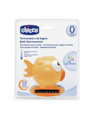Chicco Baby Moments термометър за вана Orange 1 бр.