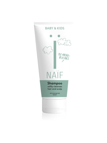 Naif Baby & Kids Shampoo нежен почистващ шампоан за деца 200 мл.