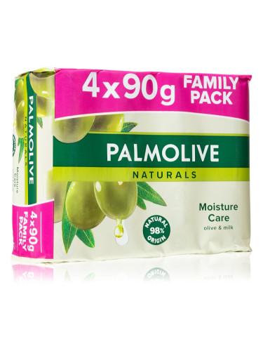 Palmolive Naturals Milk & Olive твърд сапун 4x90 гр.