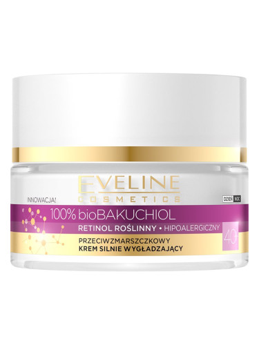 Eveline Cosmetics Bio Bakuchiol дневен и нощен крем против бръчки  40+ 50 мл.