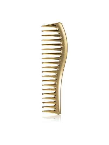 Janeke Gold Line Wavy Comb for Gel Application гребен за коса за нанасяне на гелообразни продукти 18,5 x 5 cm 1 бр.