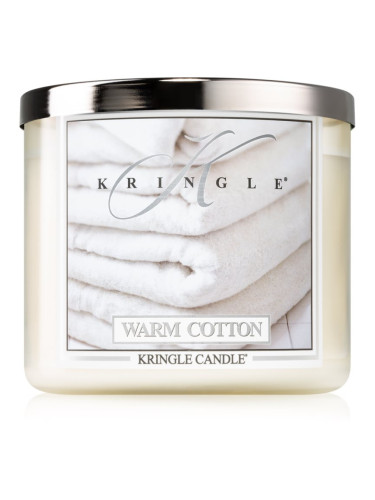 Kringle Candle Warm Cotton ароматна свещ 411 гр.