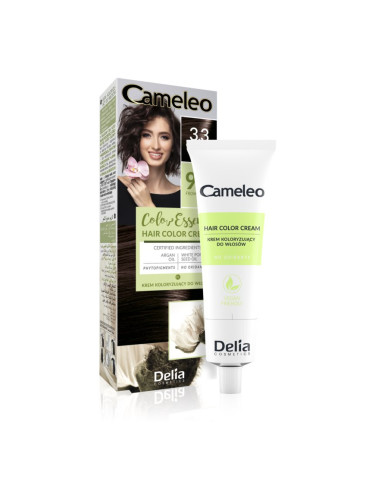 Delia Cosmetics Cameleo Color Essence боя за коса в туба цвят 3.3 Chocolate Brown 75 гр.