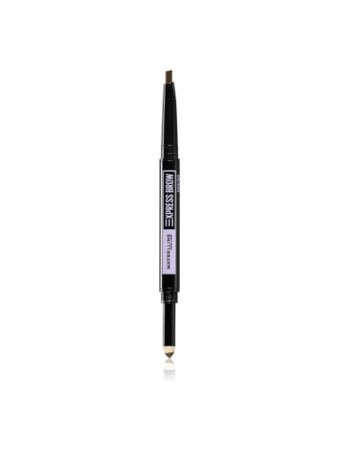 MAYBELLINE NEW YORK Express Brow Satin Duo молив и пудра за вежди дуо цвят 02 - Medium Brown