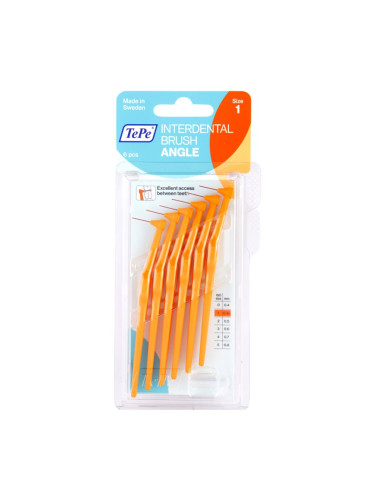 TePe Angle Size 1 четки за междузъбно пространство 0,45 mm 6 бр.