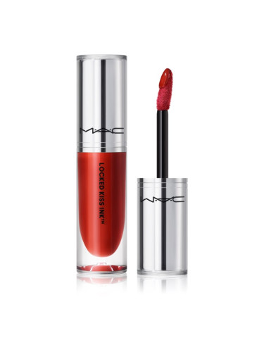 MAC Cosmetics Locked Kiss Ink 24HR Lipcolour дълготрайно матово течно червило цвят Extra Chili 4 мл.