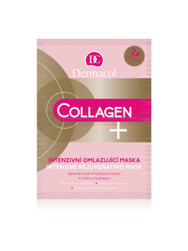 Dermacol Collagen + подмладяваща маска 2 x 8 гр.