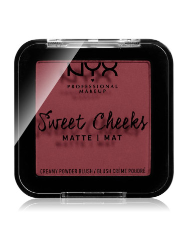 NYX Professional Makeup Sweet Cheeks  Blush Matte руж цвят BANG BANG 5 гр.