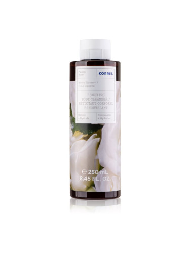 Korres White Blossom опияняващ душ гел с аромат на цветя 250 мл.