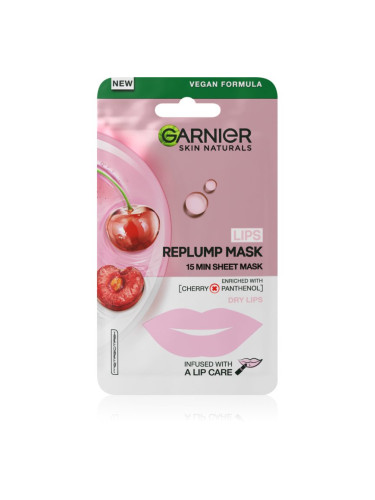 Garnier Skin Naturals Lips Replump Mask изпълваща маска за устни 5 гр.