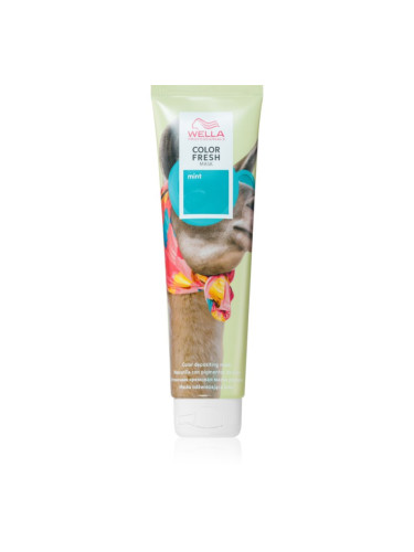 Wella Professionals Color Fresh Интензивна възстановяваща цветна маска цвят Mint 150 мл.