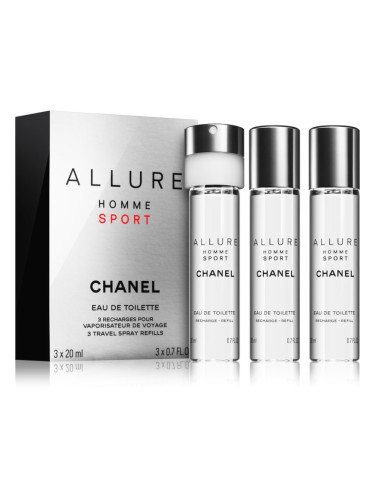 Chanel Allure Homme Sport тоалетна вода за мъже 3 x 20 мл.