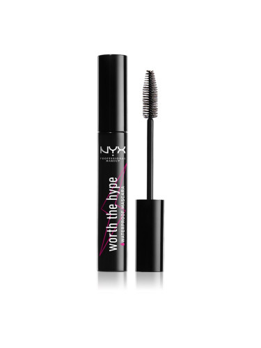 NYX Professional Makeup Worth The Hype водоустойчива спирала цвят 01 Black 7 мл.