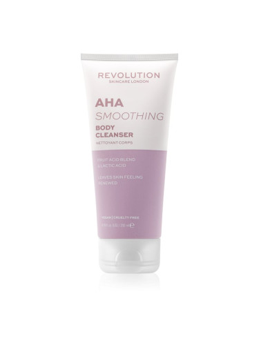Revolution Skincare Body AHA (Smoothing) почистващ душ гел s AHA 200 мл.