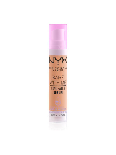 NYX Professional Makeup Bare With Me Concealer Serum овлажняващ коректор 2 в 1 цвят 5.7 Light Tan 9,6 мл.