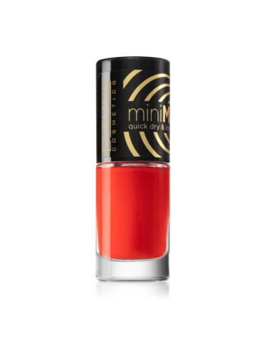 Eveline Cosmetics Mini Max бързозасъхващ лак за нокти цвят 848 5 мл.