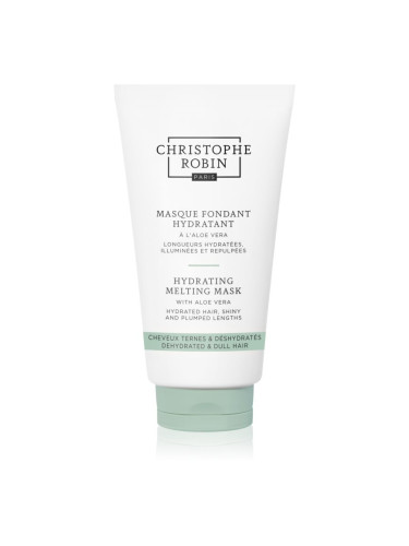 Christophe Robin Hydrating Melting Mask with Aloe Vera хидратираща маска за суха коса 75 мл.