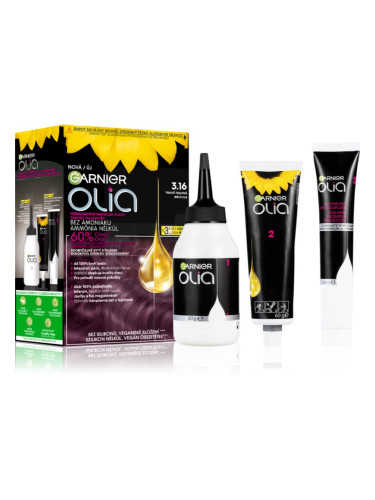 Garnier Olia Big Kit перманентната боя за коса цвят 3.16 Deep Violet