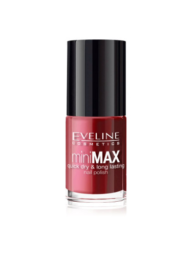 Eveline Cosmetics Mini Max бързозасъхващ лак за нокти цвят 521 5 мл.