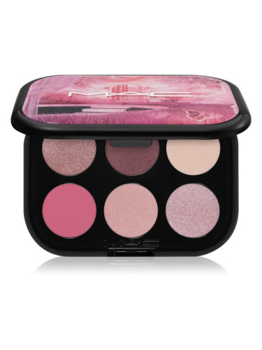 MAC Cosmetics Connect In Colour Eye Shadow Palette 6 shades палитра сенки за очи цвят Rose Lens 6,25 гр.